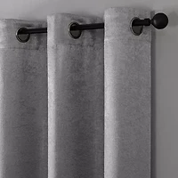 Regal Home Vista Embossed Grommet Top Energy Saving Blackout Set of 2 Curtain Panel