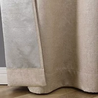 Regal Home Vista Embossed Grommet Top Energy Saving Blackout Set of 2 Curtain Panel