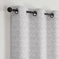 Regal Home Brodie Printed Grommet Top Energy Saving Blackout Set of 2 Curtain Panel
