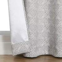 Regal Home Brodie Printed Grommet Top Energy Saving Blackout Set of 2 Curtain Panel