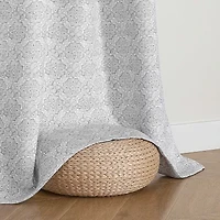Regal Home Brodie Printed Grommet Top Energy Saving Blackout Set of 2 Curtain Panel
