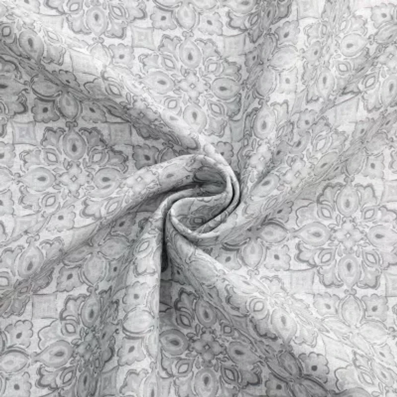 Regal Home Brodie Printed Grommet Top Energy Saving Blackout Set of 2 Curtain Panel