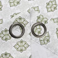 Regal Home Vance Printed Grommet Top Energy Saving Blackout Set of 2 Curtain Panel