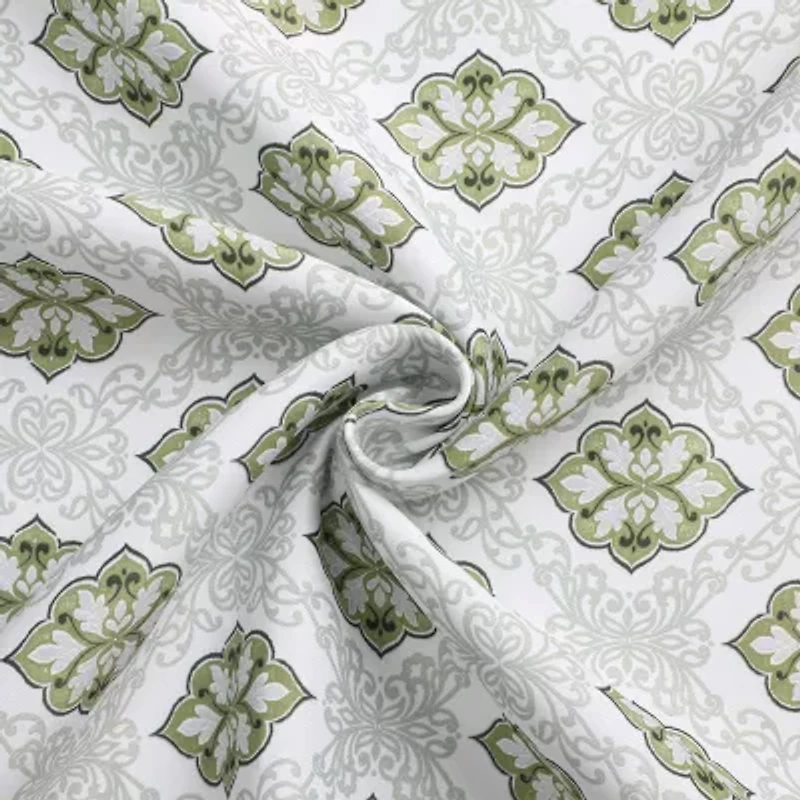 Regal Home Vance Printed Grommet Top Energy Saving Blackout Set of 2 Curtain Panel