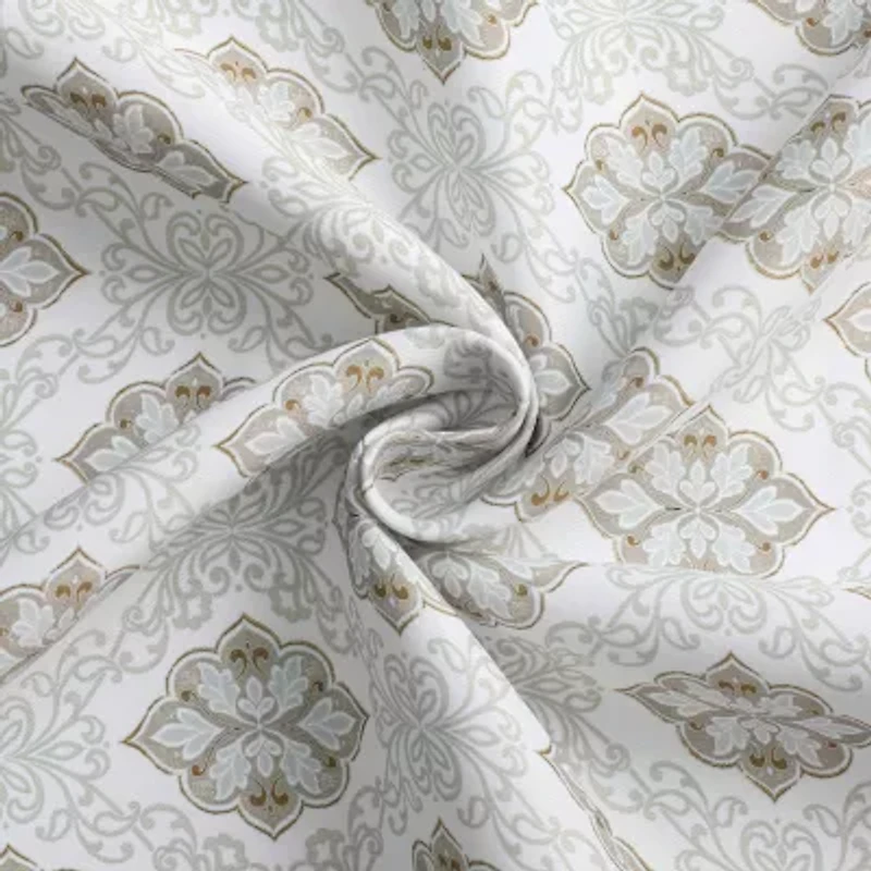 Regal Home Vance Printed Grommet Top Energy Saving Blackout Set of 2 Curtain Panel