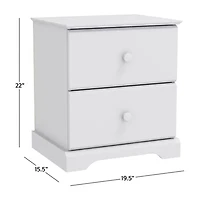 Campbell 2-Drawer Nightstand