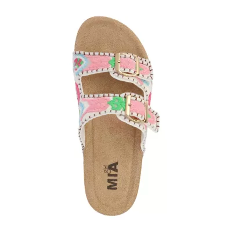 Mia Girl Tansy Womens Adjustable Strap Footbed Sandals