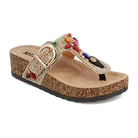 Mia Girl Taylee Womens T-Strap Footbed Sandals