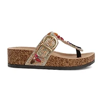 Mia Girl Taylee Womens T-Strap Footbed Sandals