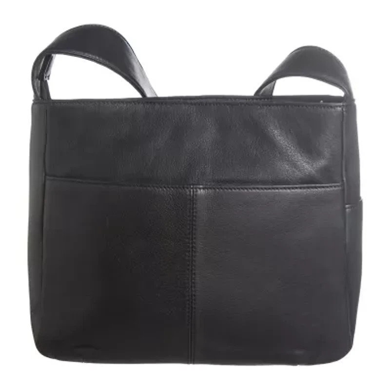 Stone Mountain Montauk Leather Classic Hobo Bag