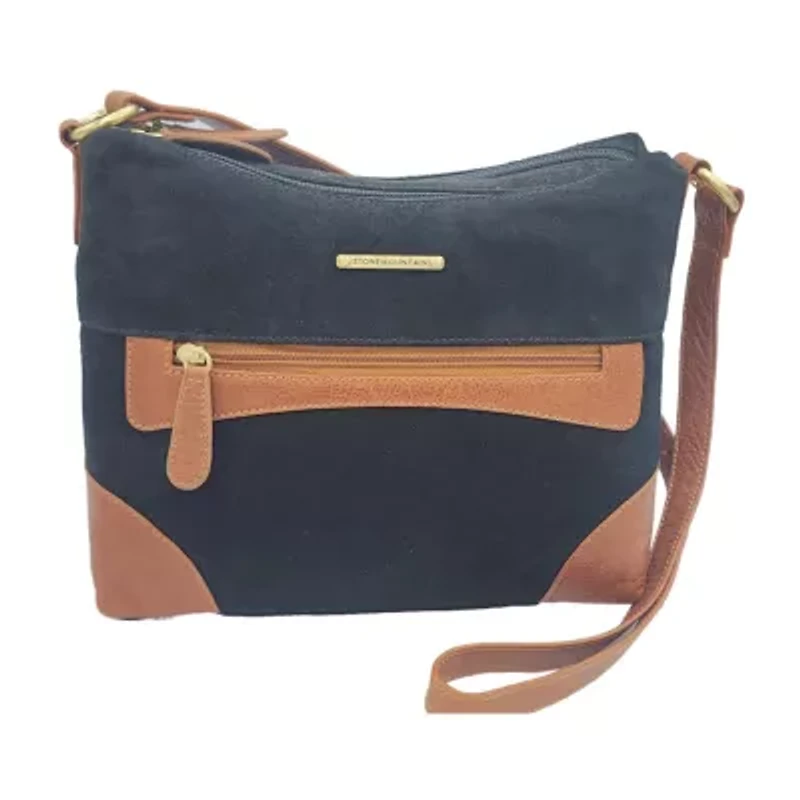Stone Mountain Palamino Suede Irene Hobo Bag