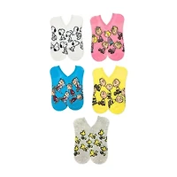 Womens Multi-Pack 5 Pair Peanuts Low Cut Socks