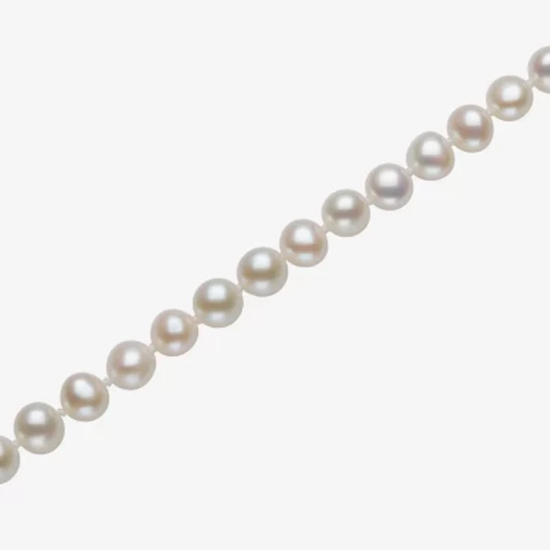 Womens White 18 Inch Strand Necklace