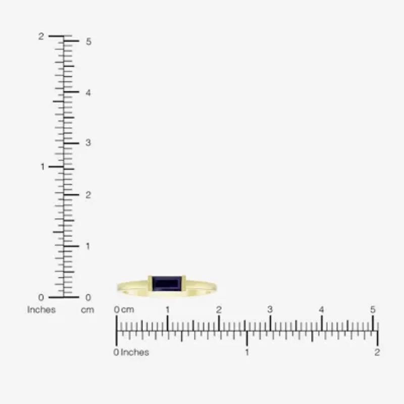 Womens Gemstone 14K Vermeil Ring