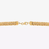 Made in Italy Womens 14K Gold 7.5 Inch Solid Rope Chain Bracelet