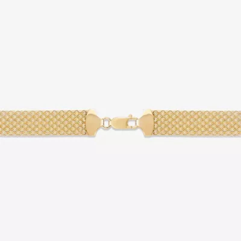Womens 14K Gold 18 Inch Link Chain Necklace