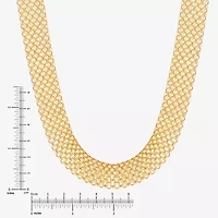Womens 14K Gold 18 Inch Link Chain Necklace
