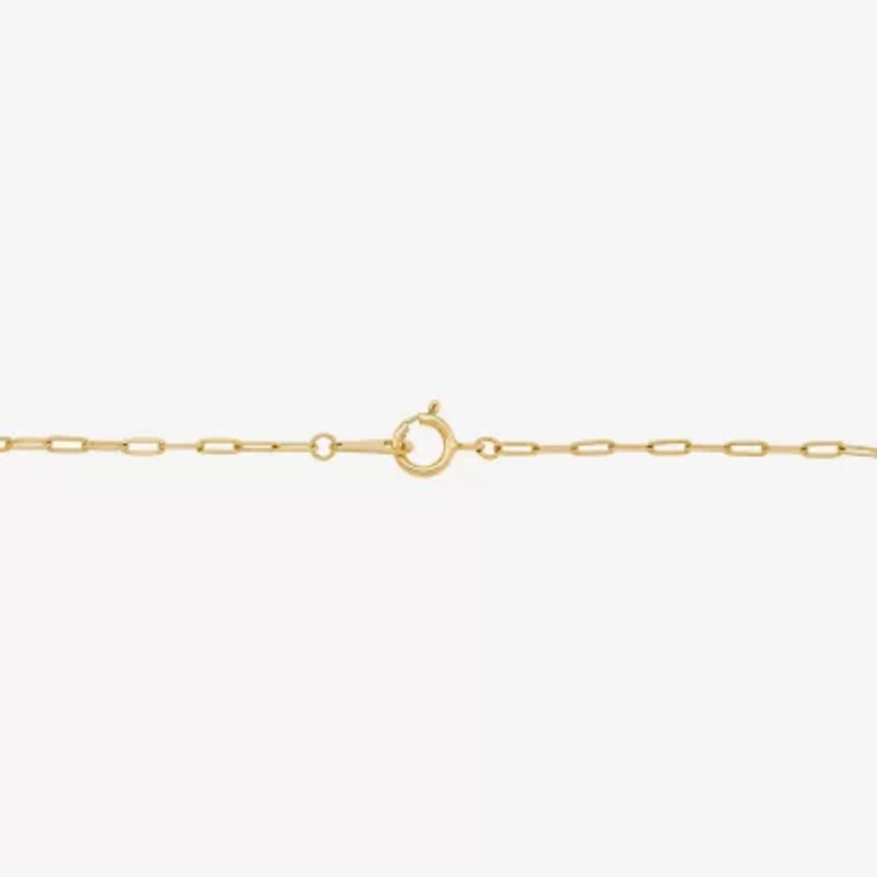 Gold Addiction Womens 10K Gold 7.25 Inch Solid Chain Bracelet