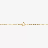 Gold Addiction Womens 10K Gold 7.25 Inch Solid Chain Bracelet