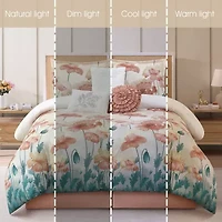 Stratford Park Jassie Floral 7-pc. Easy Care Comforter Set