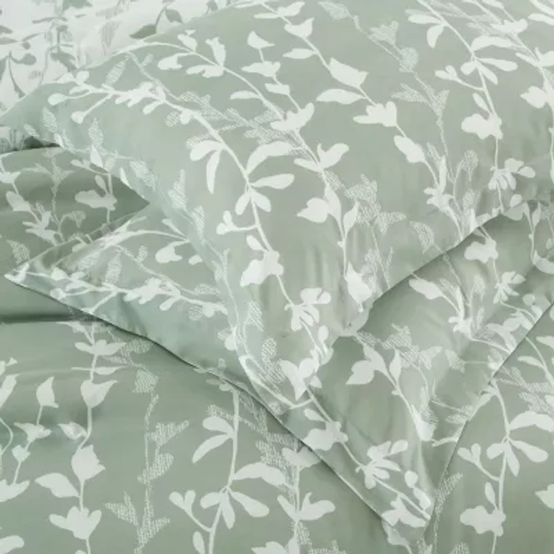 Stratford Park Marissa Leaves Easy Care Comforter Set