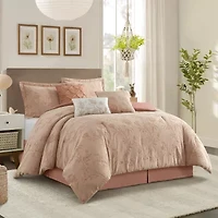 Stratford Park Keila Floral 7-pc. Easy Care Comforter Set