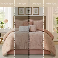 Stratford Park Keila Floral 7-pc. Easy Care Comforter Set