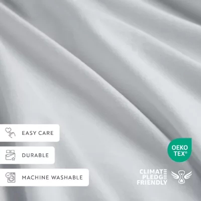 Casual Comfort 100% Cotton Percale Ultra-Soft 4 Piece Sheet Set