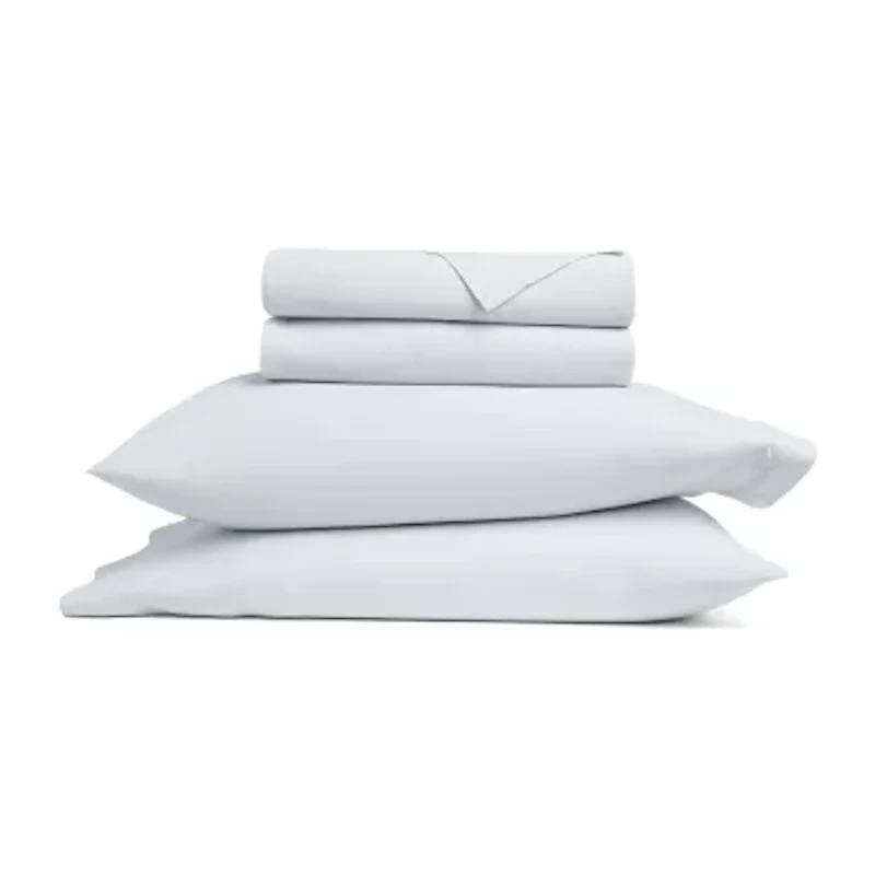 Casual Comfort 100% Cotton Percale Ultra-Soft 4 Piece Sheet Set