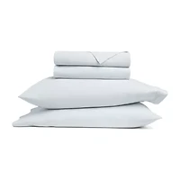 Casual Comfort 100% Cotton Percale Ultra-Soft 4 Piece Sheet Set