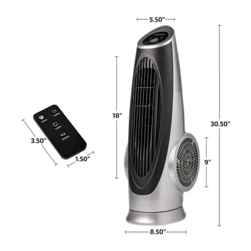 Ovente Digital Tower Fan