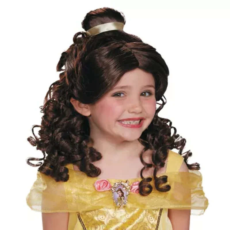 Little & Big Kid Girls Beauty and the Beast Princess Wig Costume Accessory