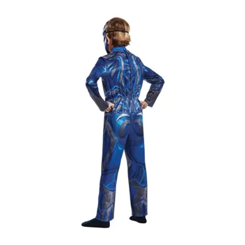 Little & Big Kid Boys Blue Classic Power Rangers Costume