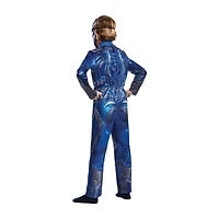 Little & Big Kid Boys Blue Classic Power Rangers Costume