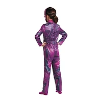 Little & Big Kid Girls Pink Classic Power Rangers Costume