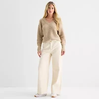 a.n.a Womens Tall High Rise Wide Leg Jean