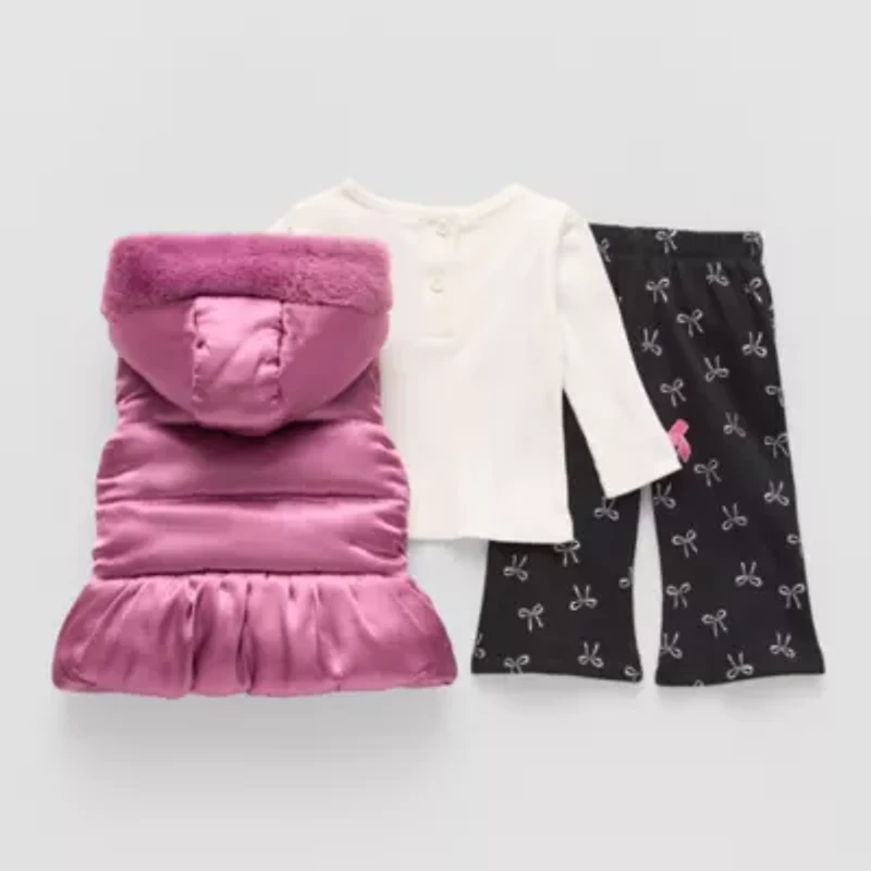 Little Lass Baby Girls 3-pc. Legging Set