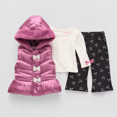 Little Lass Baby Girls 3-pc. Legging Set