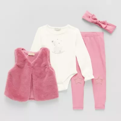 Btween Baby Girls 3-pc. Legging Set