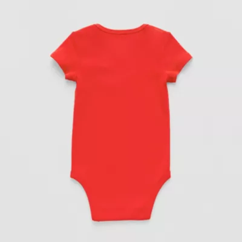 Okie Dokie Baby Unisex Round Neck Short Sleeve Rib Bodysuit