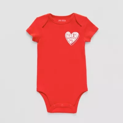 Okie Dokie Baby Unisex Round Neck Short Sleeve Rib Bodysuit