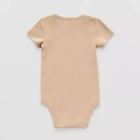 Okie Dokie Baby Unisex Round Neck Short Sleeve Rib Bodysuit