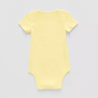 Okie Dokie Baby Unisex Round Neck Short Sleeve Rib Bodysuit