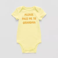 Okie Dokie Baby Unisex Round Neck Short Sleeve Rib Bodysuit