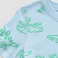 Okie Dokie Boys Easy-on + Easy-off Sensory Friendly Crew Neck Short Sleeve Adaptive Graphic T-Shirt