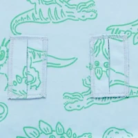 Okie Dokie Toddler Boys Bodysuit Closure Easy-on + Easy-off Adaptive Crew Neck Short Sleeve