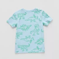 Okie Dokie Boys Crew Neck Short Sleeve Regular Fit Graphic T-Shirt