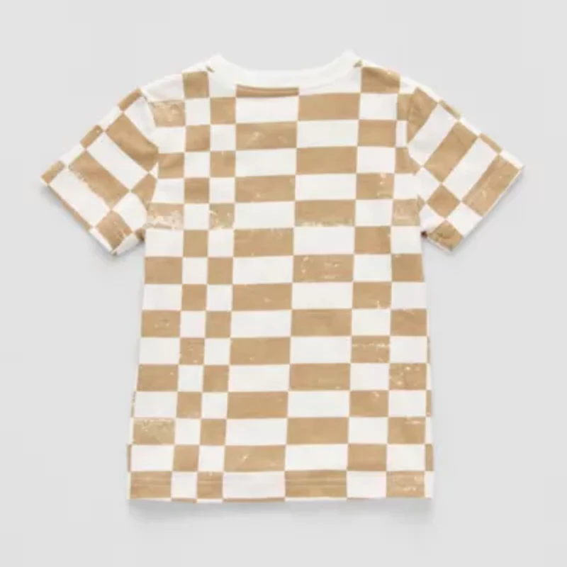 Okie Dokie Toddler & Little Boys Crew Neck Short Sleeve Regular Fit Graphic T-Shirt