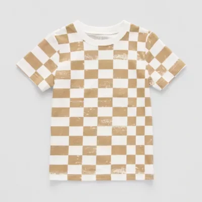 Okie Dokie Toddler & Little Boys Crew Neck Short Sleeve Regular Fit Graphic T-Shirt