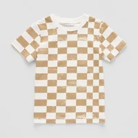 Okie Dokie Toddler & Little Boys Crew Neck Short Sleeve Regular Fit Graphic T-Shirt